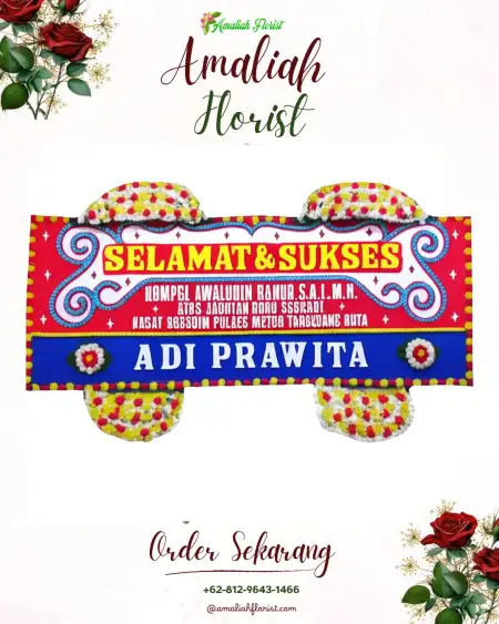 Papan Bunga Ucapan Selamat Celep