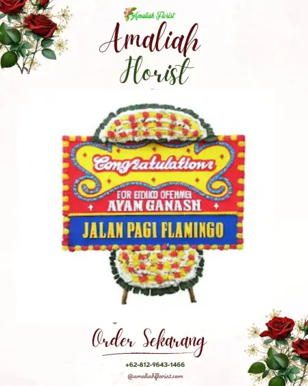 Sewa Papan Bunga Celep